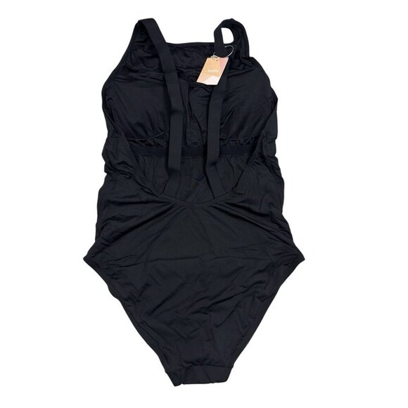 Andie Women's XXXL US 20 The Montauk 1-Piece Swimsuit Black NWT 9545 High Neck - Picture 4 of 12